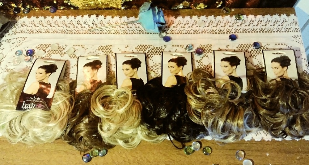 Curly do pony tail accessories